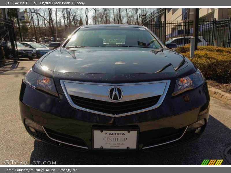 Crystal Black Pearl / Ebony 2012 Acura TL 3.5
