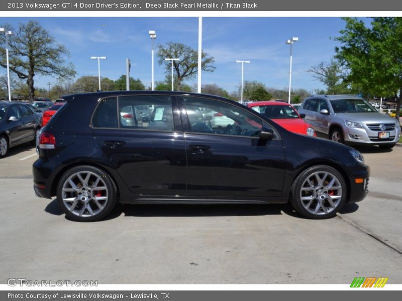 Deep Black Pearl Metallic / Titan Black 2013 Volkswagen GTI 4 Door Driver's Edition