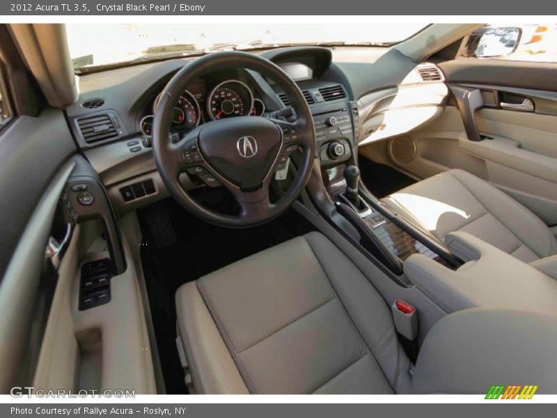 Crystal Black Pearl / Ebony 2012 Acura TL 3.5