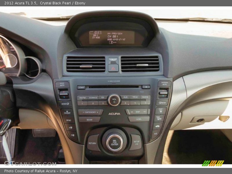 Crystal Black Pearl / Ebony 2012 Acura TL 3.5
