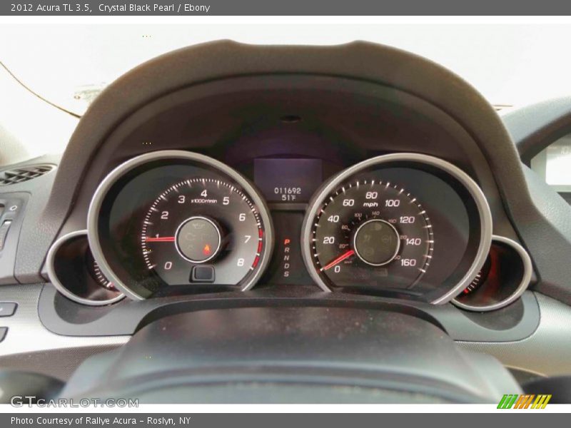 Crystal Black Pearl / Ebony 2012 Acura TL 3.5