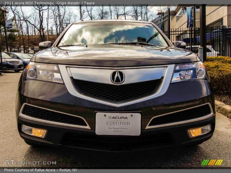 Grigio Metallic / Taupe 2011 Acura MDX Technology