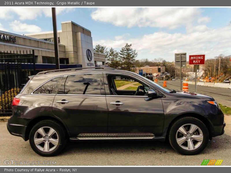 Grigio Metallic / Taupe 2011 Acura MDX Technology