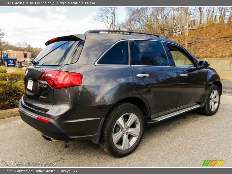 Grigio Metallic / Taupe 2011 Acura MDX Technology
