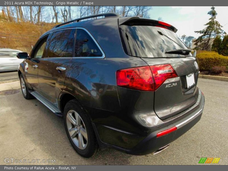 Grigio Metallic / Taupe 2011 Acura MDX Technology