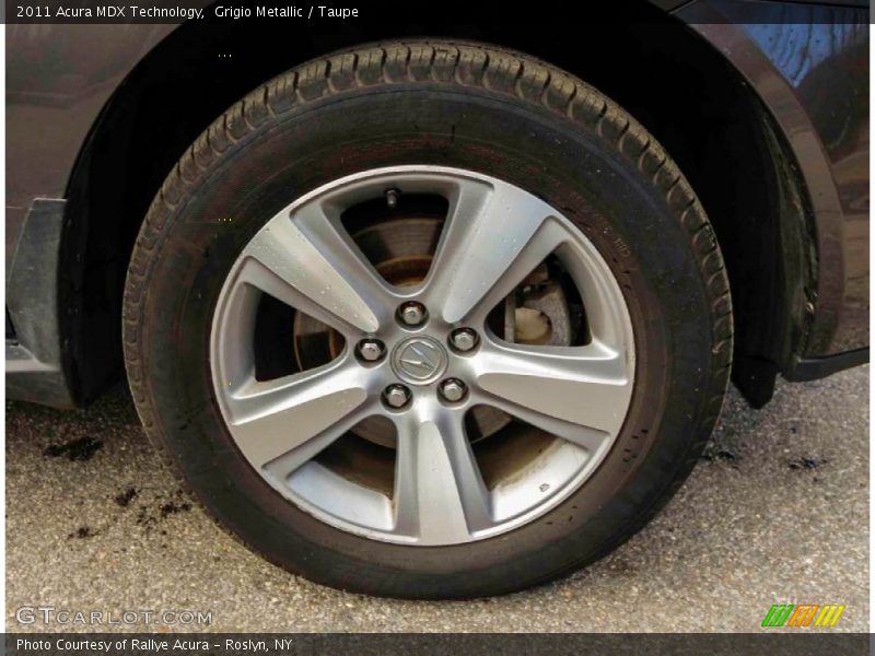 Grigio Metallic / Taupe 2011 Acura MDX Technology