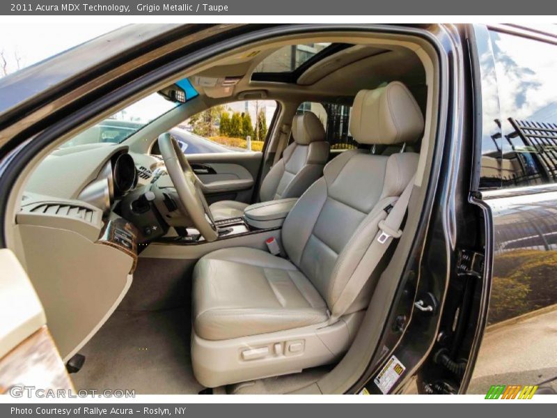 Grigio Metallic / Taupe 2011 Acura MDX Technology