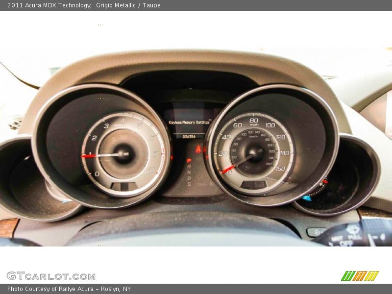 Grigio Metallic / Taupe 2011 Acura MDX Technology