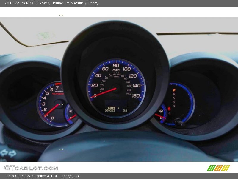 Palladium Metallic / Ebony 2011 Acura RDX SH-AWD