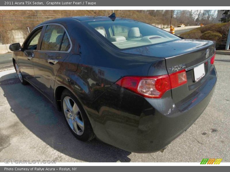 Graphite Luster Pearl / Taupe 2011 Acura TSX Sedan