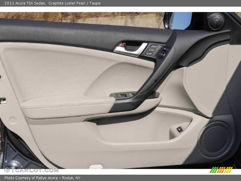 Graphite Luster Pearl / Taupe 2011 Acura TSX Sedan