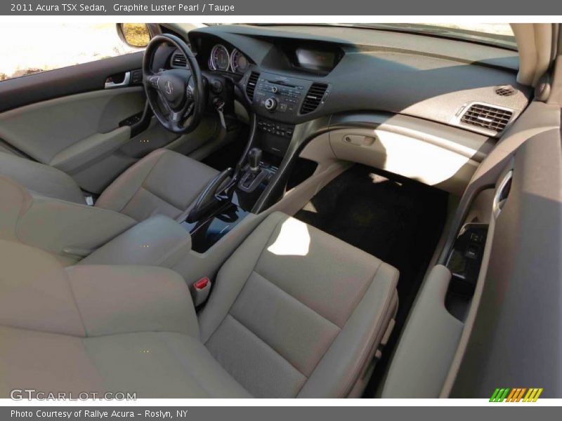 Graphite Luster Pearl / Taupe 2011 Acura TSX Sedan