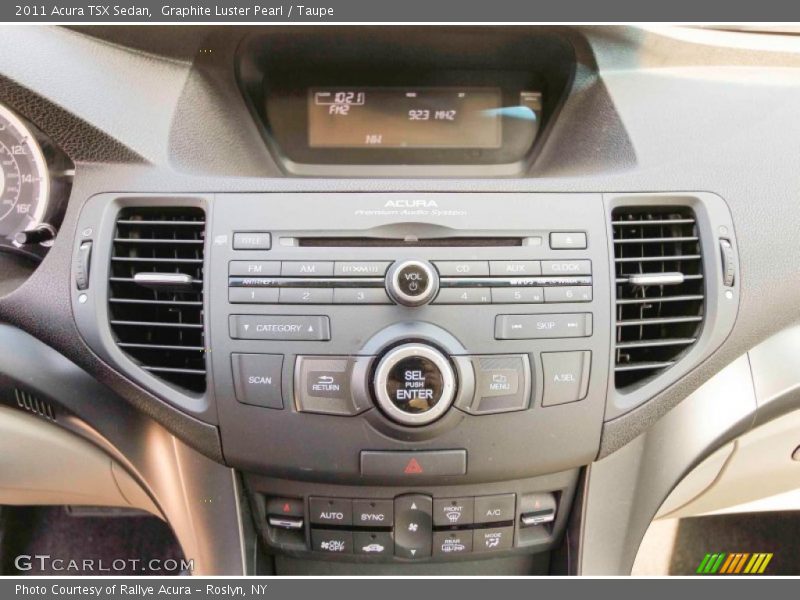 Graphite Luster Pearl / Taupe 2011 Acura TSX Sedan