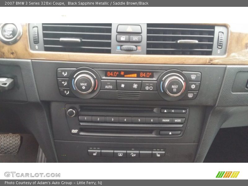 Black Sapphire Metallic / Saddle Brown/Black 2007 BMW 3 Series 328xi Coupe