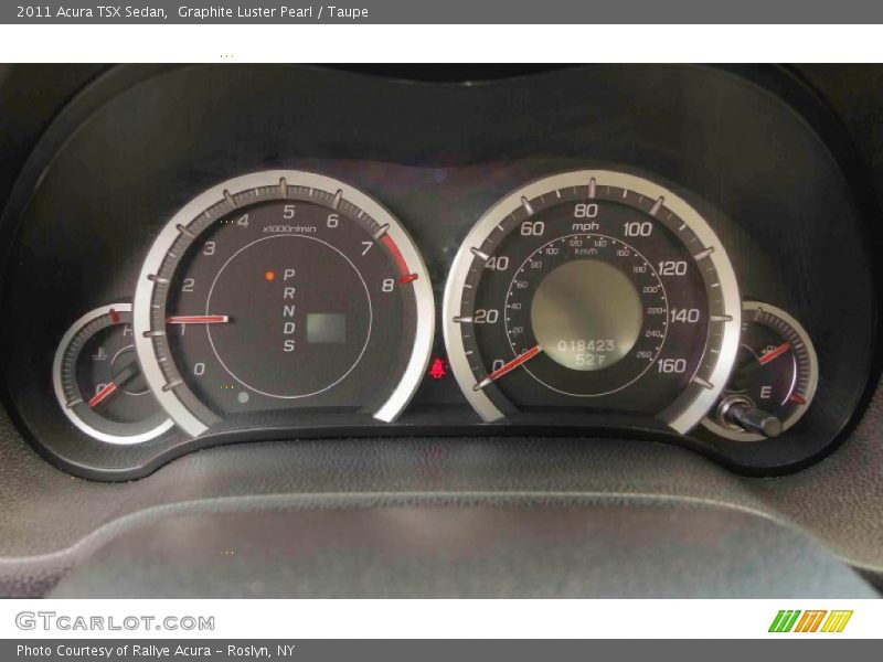 Graphite Luster Pearl / Taupe 2011 Acura TSX Sedan