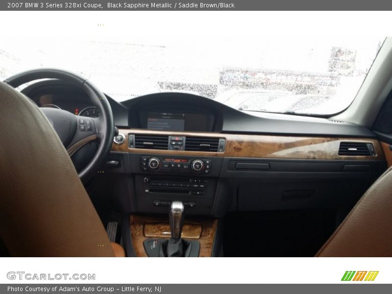 Black Sapphire Metallic / Saddle Brown/Black 2007 BMW 3 Series 328xi Coupe
