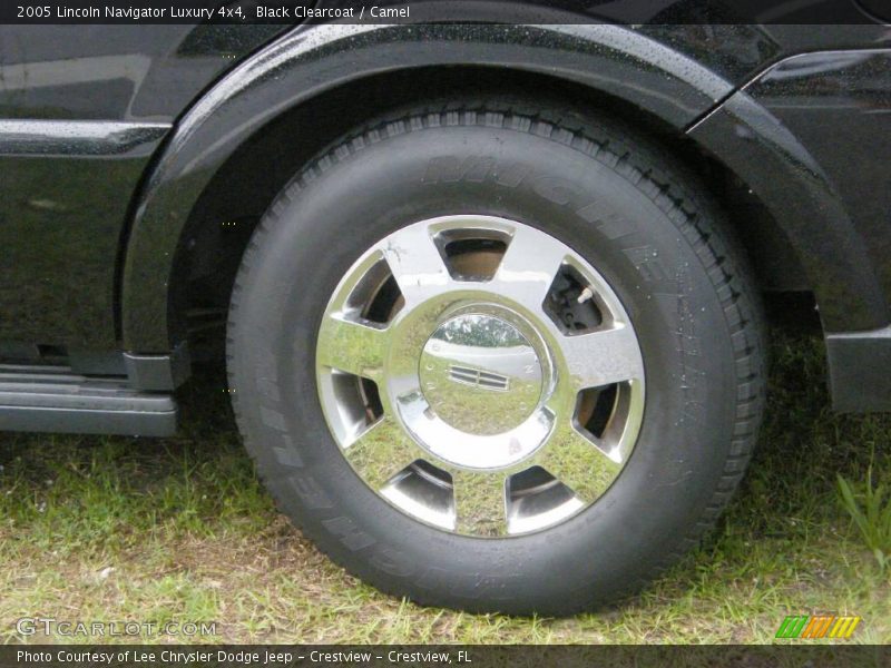 Black Clearcoat / Camel 2005 Lincoln Navigator Luxury 4x4