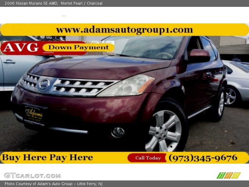 Merlot Pearl / Charcoal 2006 Nissan Murano SE AWD