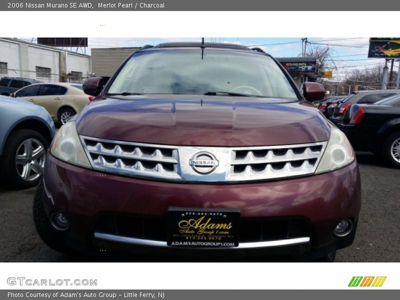 Merlot Pearl / Charcoal 2006 Nissan Murano SE AWD