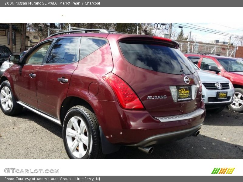 Merlot Pearl / Charcoal 2006 Nissan Murano SE AWD