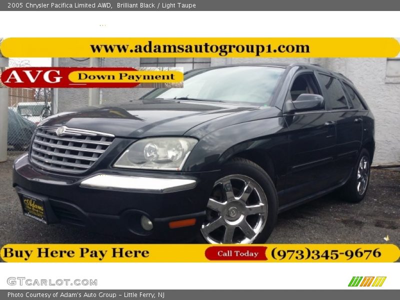 Brilliant Black / Light Taupe 2005 Chrysler Pacifica Limited AWD