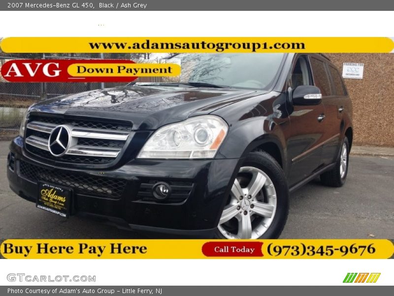 Black / Ash Grey 2007 Mercedes-Benz GL 450