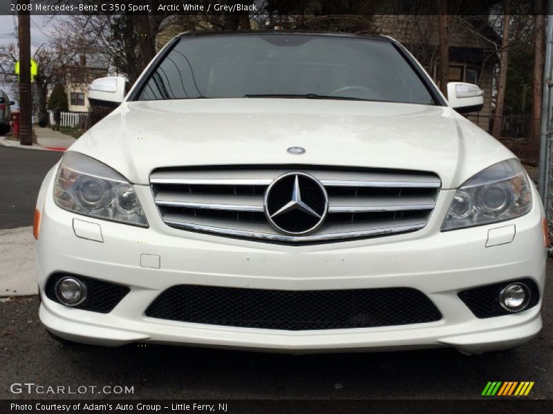 Arctic White / Grey/Black 2008 Mercedes-Benz C 350 Sport