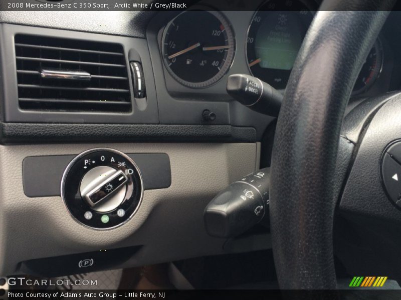 Arctic White / Grey/Black 2008 Mercedes-Benz C 350 Sport