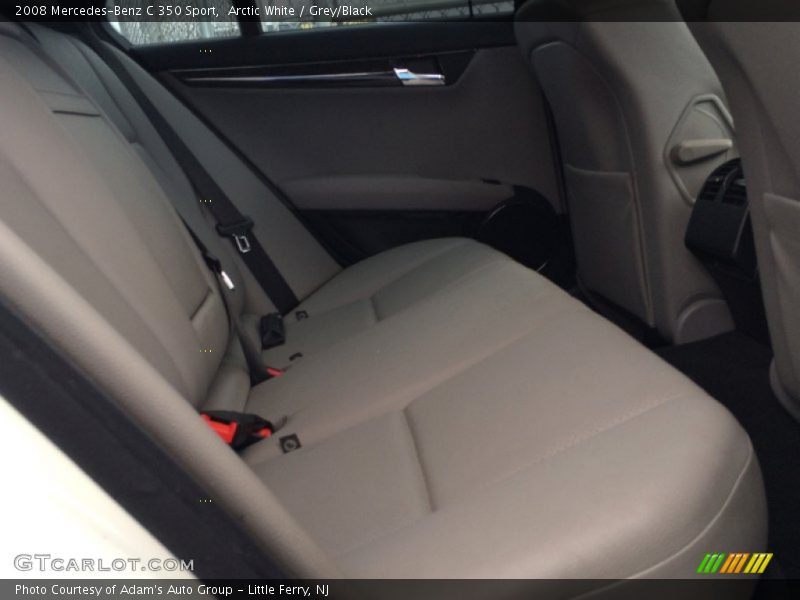 Arctic White / Grey/Black 2008 Mercedes-Benz C 350 Sport