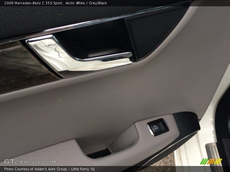 Arctic White / Grey/Black 2008 Mercedes-Benz C 350 Sport
