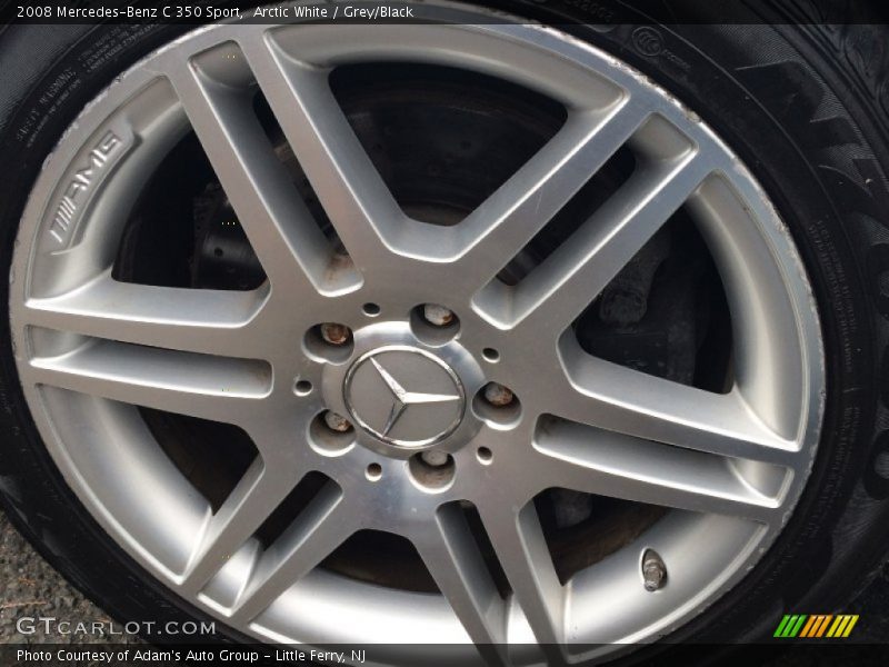 Arctic White / Grey/Black 2008 Mercedes-Benz C 350 Sport
