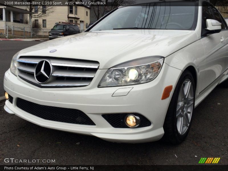 Arctic White / Grey/Black 2008 Mercedes-Benz C 350 Sport