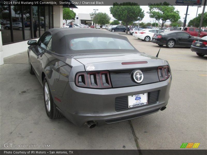 Sterling Gray / Charcoal Black 2014 Ford Mustang V6 Convertible