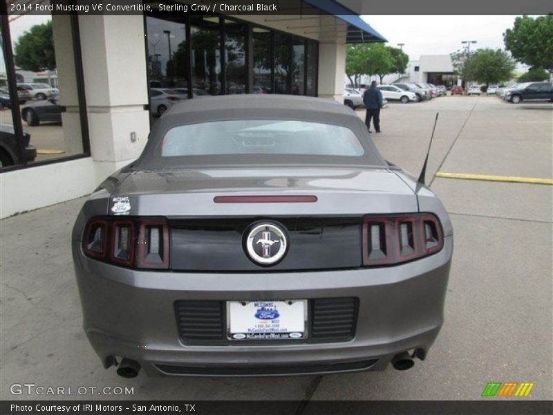 Sterling Gray / Charcoal Black 2014 Ford Mustang V6 Convertible