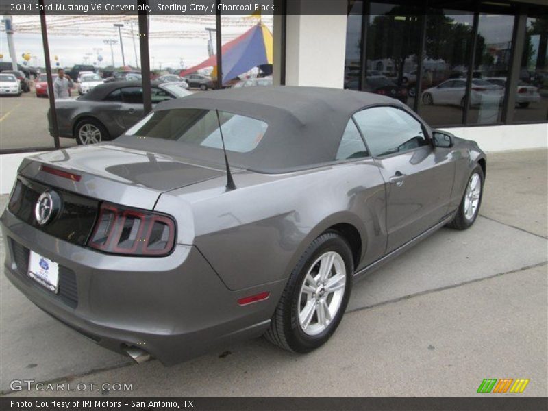 Sterling Gray / Charcoal Black 2014 Ford Mustang V6 Convertible