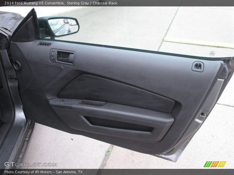 Sterling Gray / Charcoal Black 2014 Ford Mustang V6 Convertible