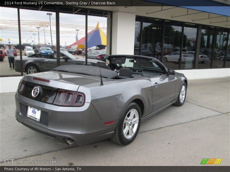 Sterling Gray / Charcoal Black 2014 Ford Mustang V6 Convertible