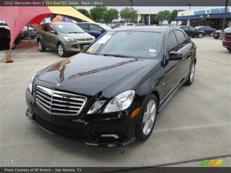 Black / Black 2012 Mercedes-Benz E 350 BlueTEC Sedan