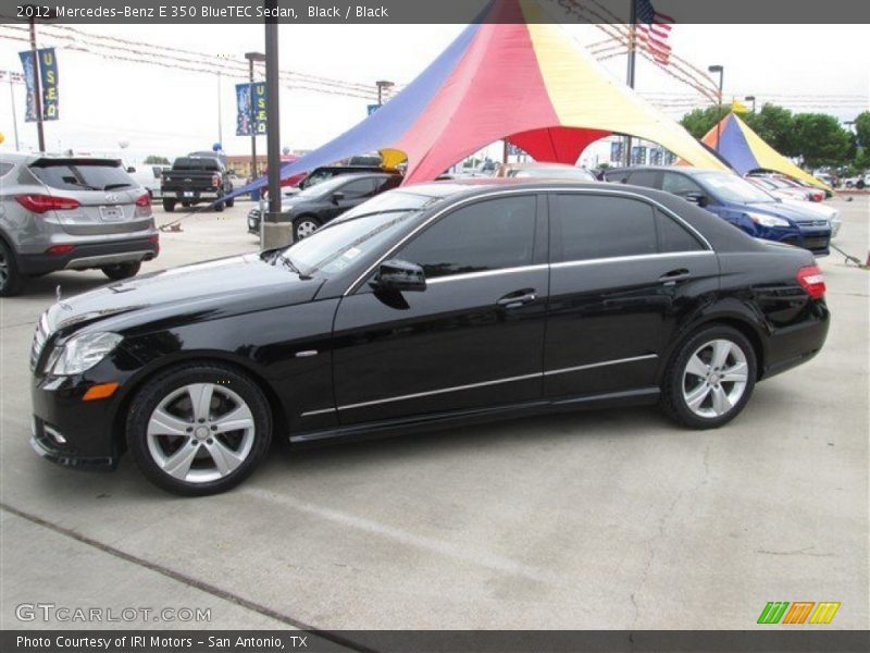 Black / Black 2012 Mercedes-Benz E 350 BlueTEC Sedan