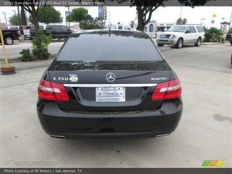 Black / Black 2012 Mercedes-Benz E 350 BlueTEC Sedan