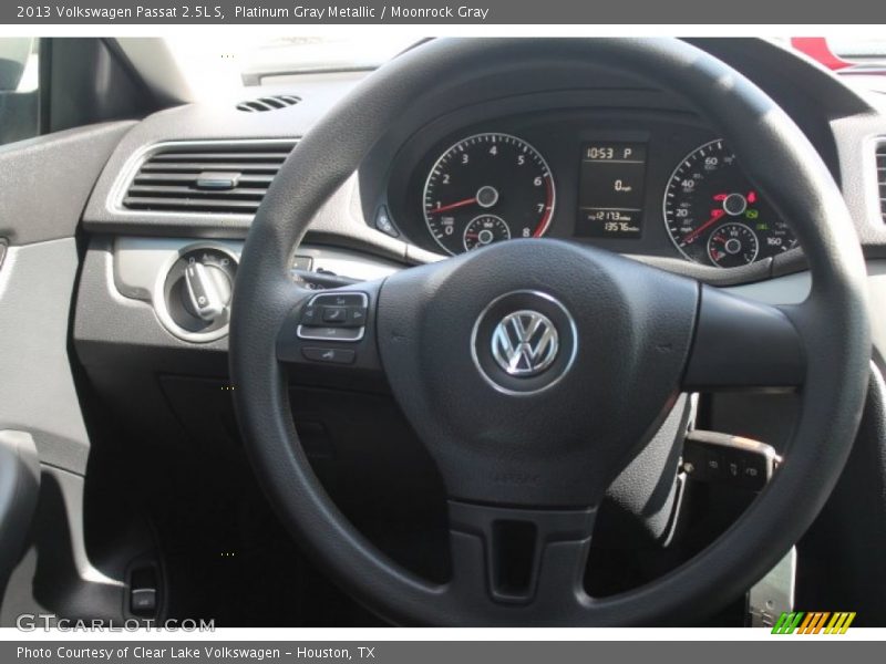 Platinum Gray Metallic / Moonrock Gray 2013 Volkswagen Passat 2.5L S