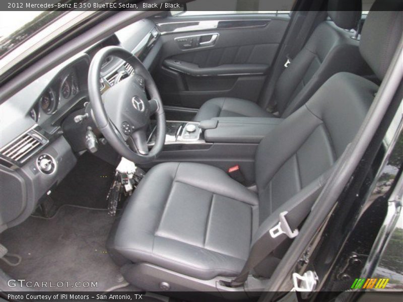 Black / Black 2012 Mercedes-Benz E 350 BlueTEC Sedan