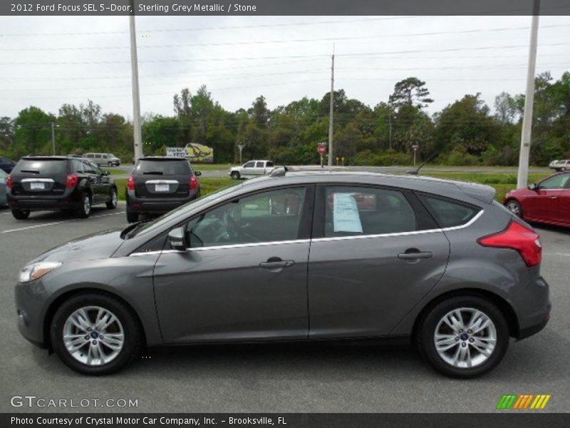 Sterling Grey Metallic / Stone 2012 Ford Focus SEL 5-Door