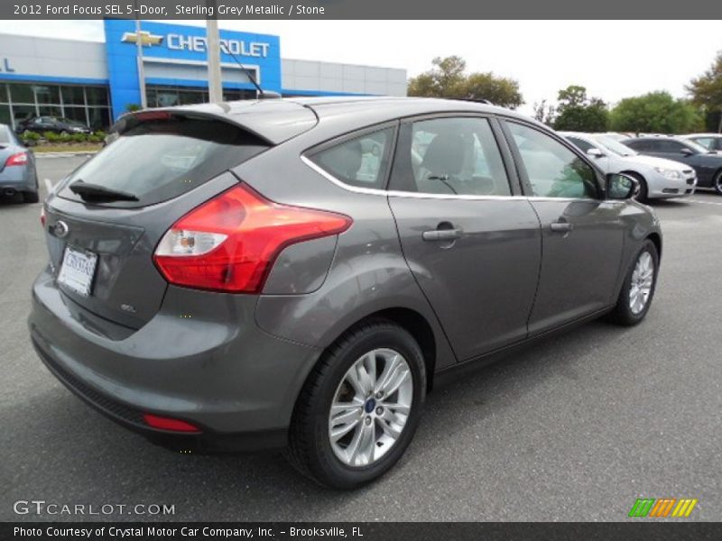 Sterling Grey Metallic / Stone 2012 Ford Focus SEL 5-Door