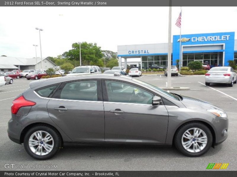 Sterling Grey Metallic / Stone 2012 Ford Focus SEL 5-Door