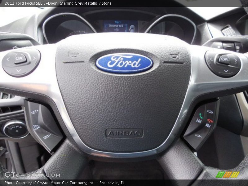Sterling Grey Metallic / Stone 2012 Ford Focus SEL 5-Door