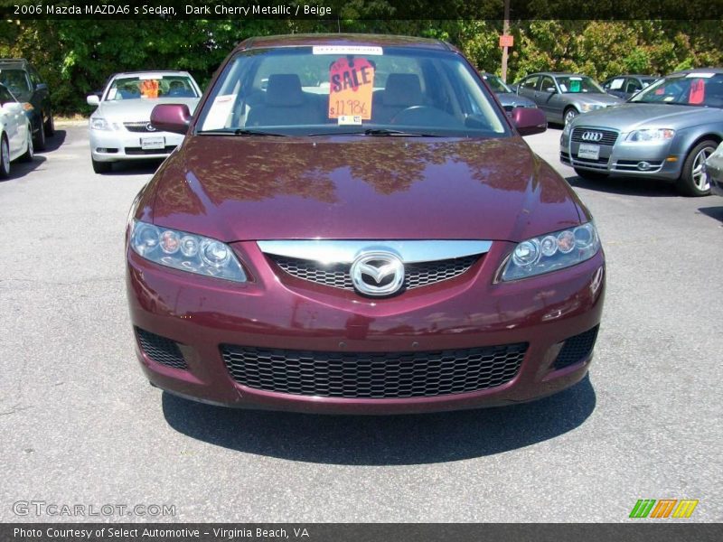 Dark Cherry Metallic / Beige 2006 Mazda MAZDA6 s Sedan