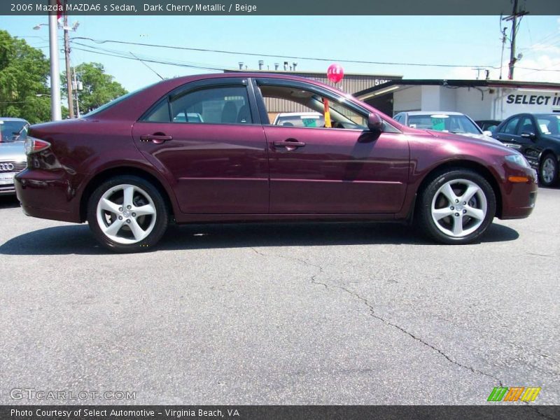 Dark Cherry Metallic / Beige 2006 Mazda MAZDA6 s Sedan