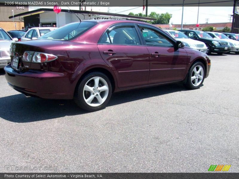 Dark Cherry Metallic / Beige 2006 Mazda MAZDA6 s Sedan