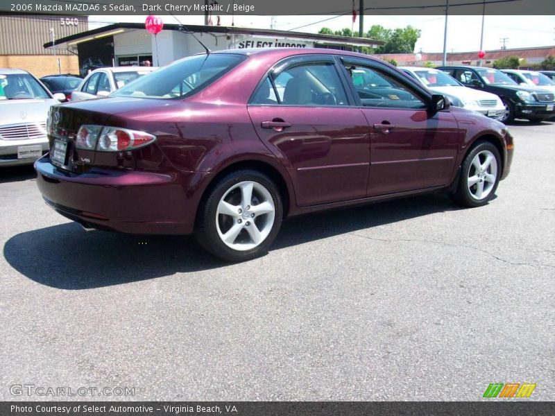 Dark Cherry Metallic / Beige 2006 Mazda MAZDA6 s Sedan